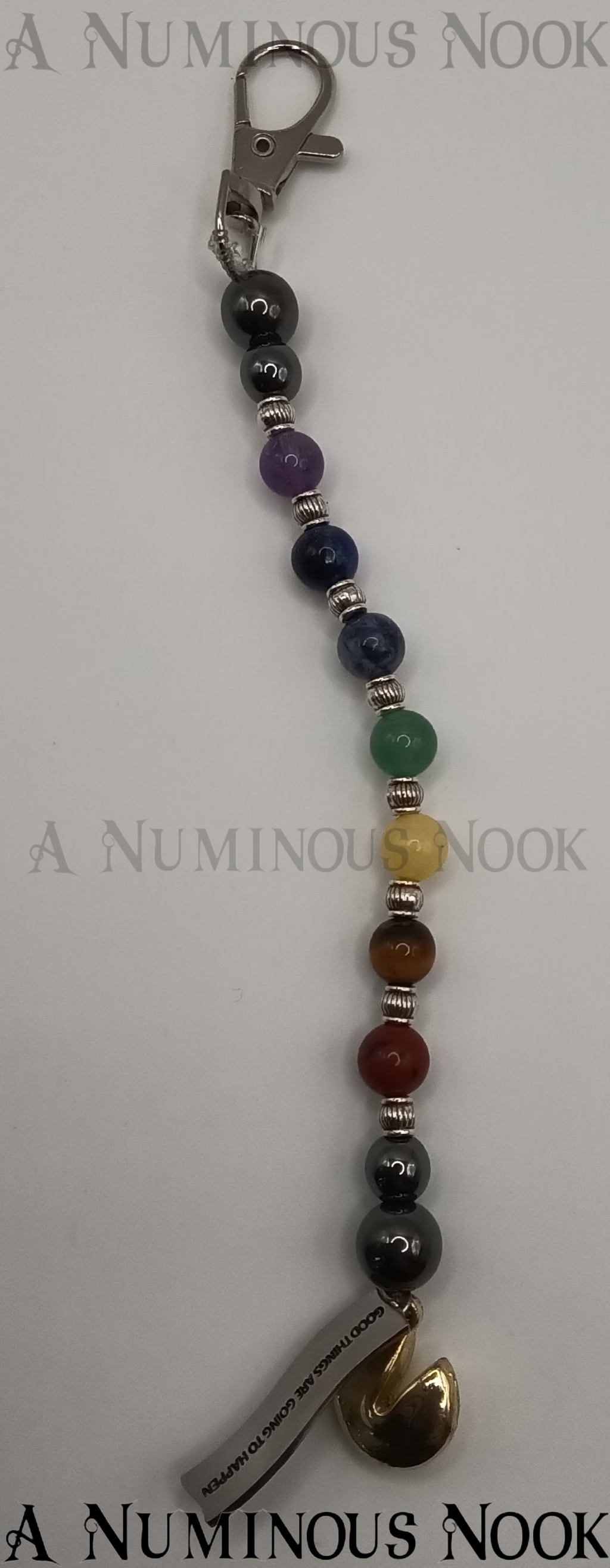 Fortune cookie chakra clip on