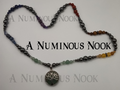 Green aventurine chakra tree necklace