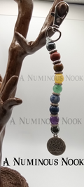 Curly tree charm chakra clip