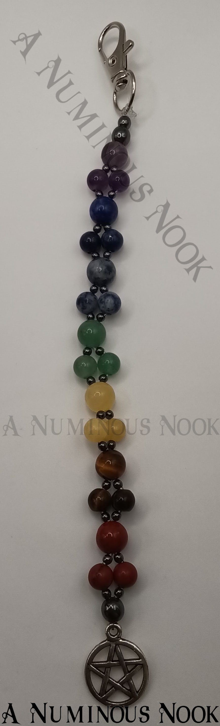 Gold star chakra clip