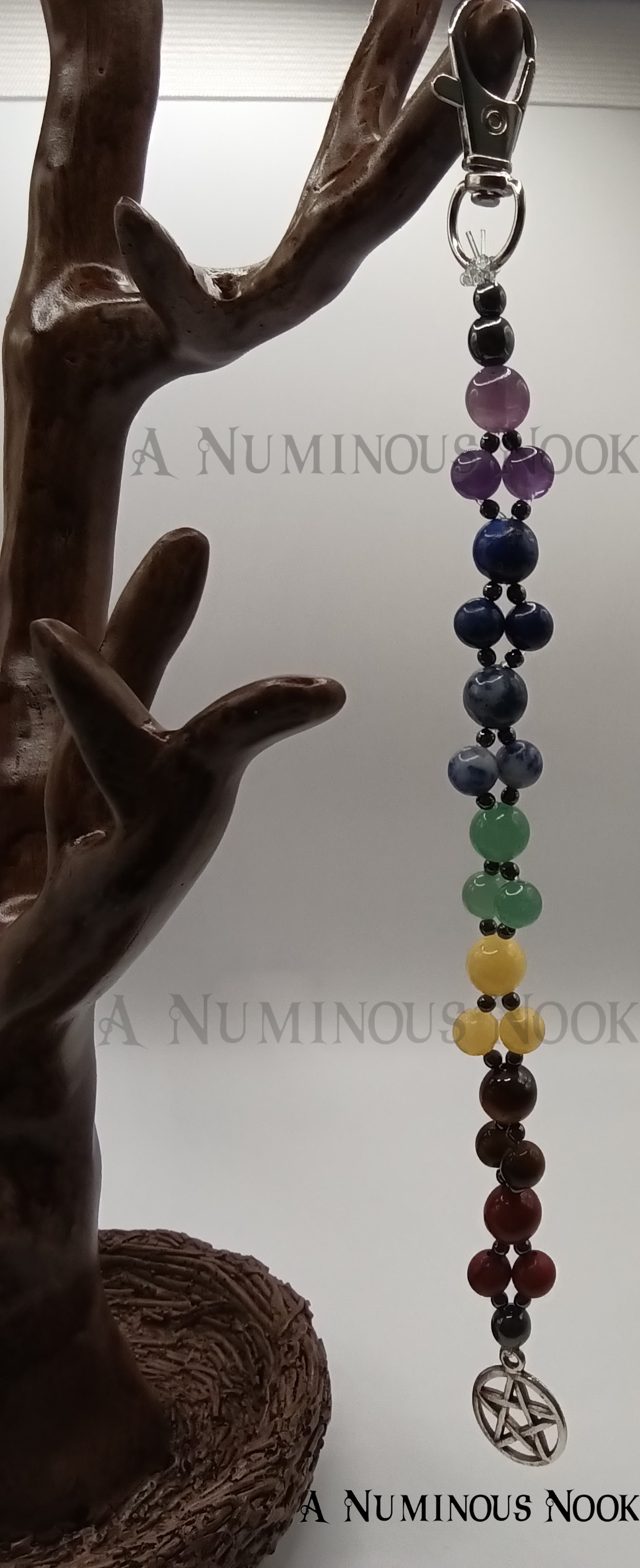 Gold star chakra clip