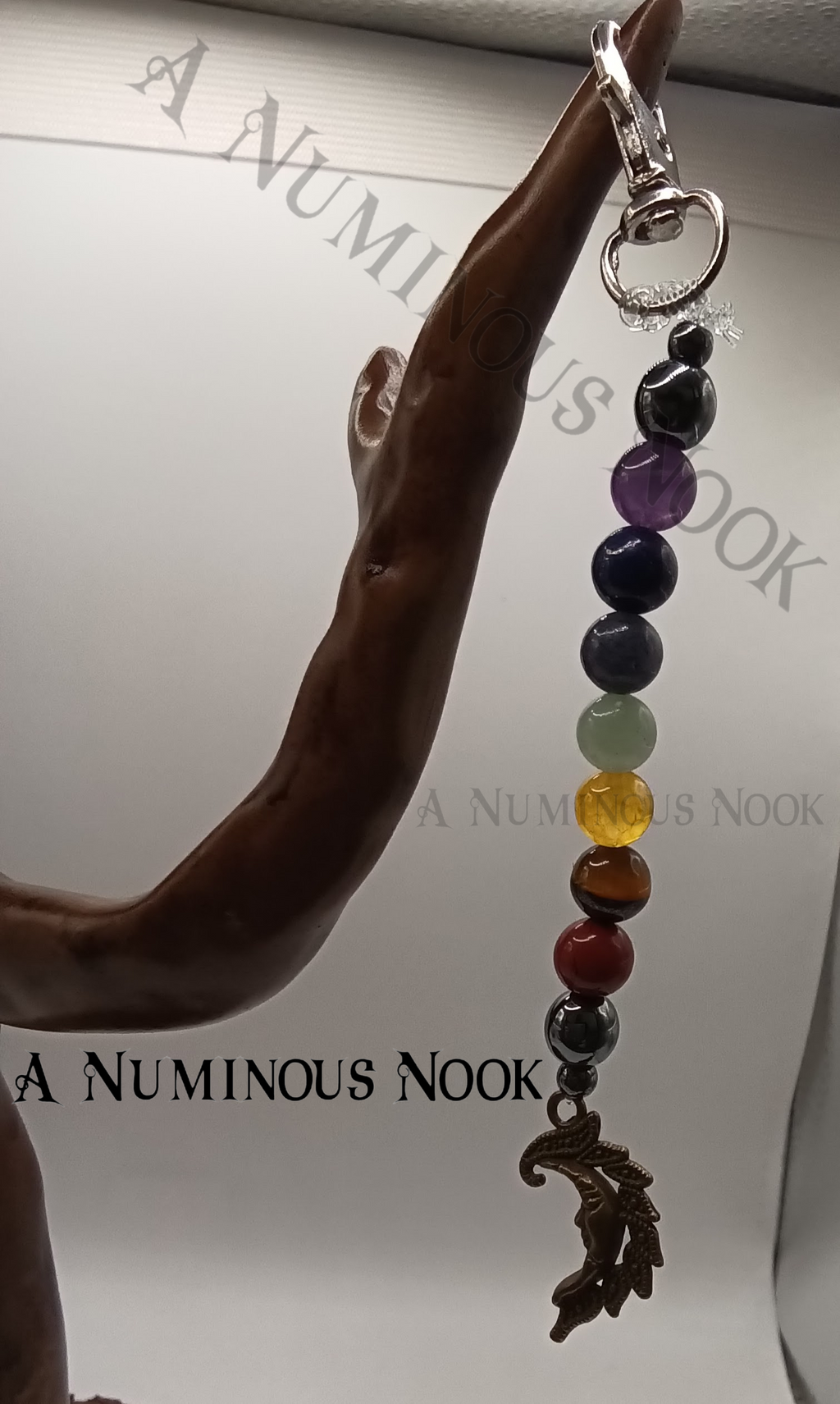Moon face chakra clip