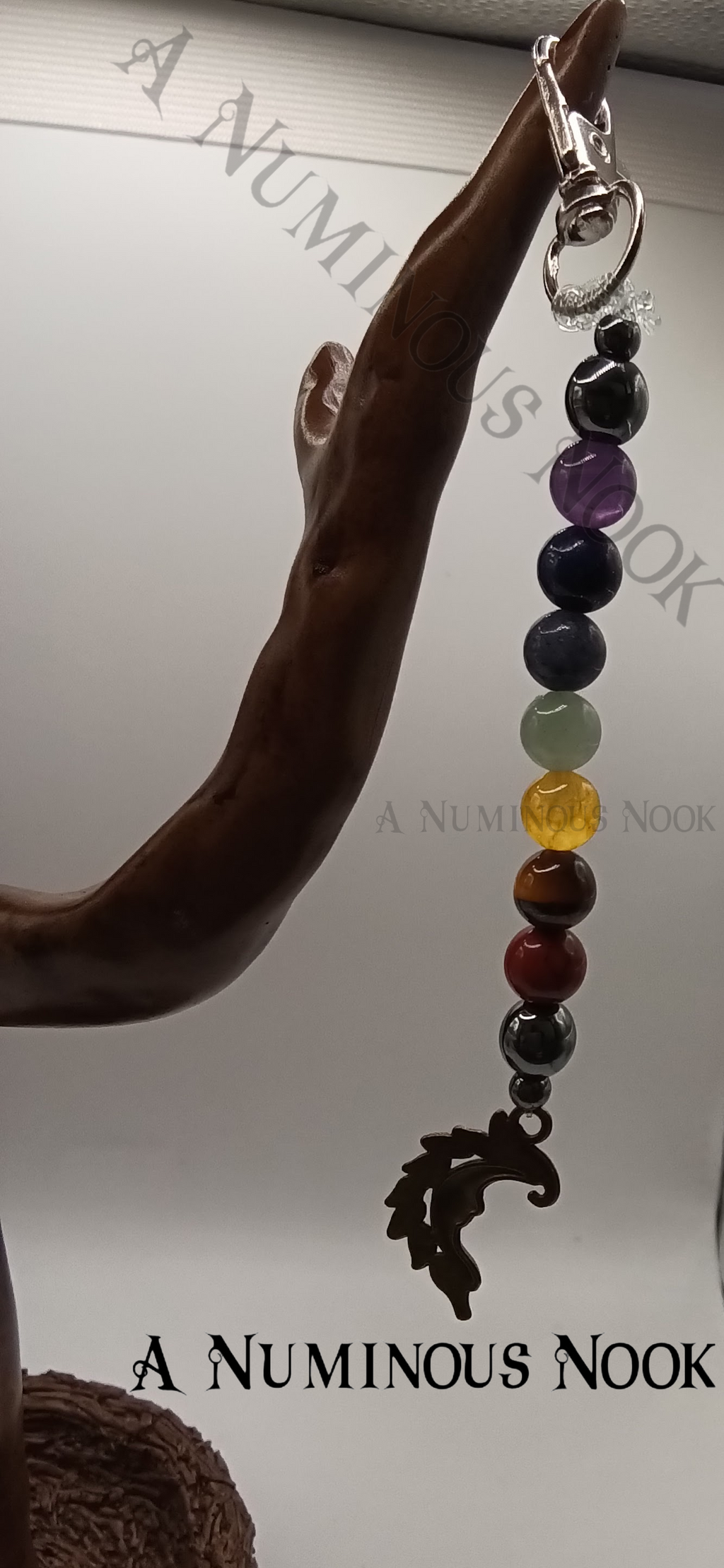 Moon face chakra clip