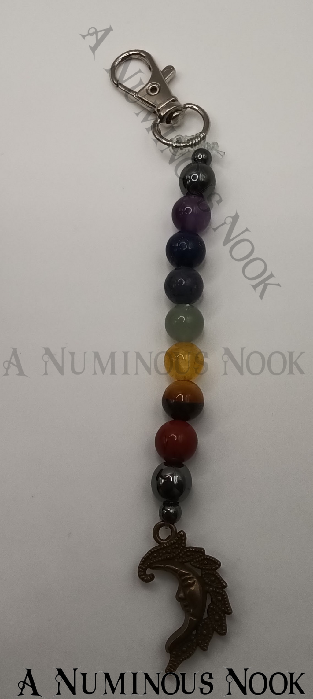 Moon face chakra clip