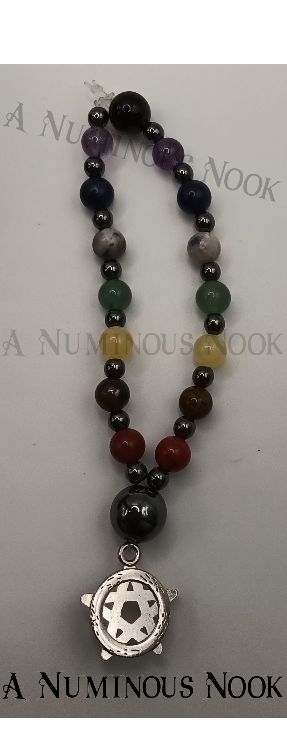 Pentagram chakra bracelet