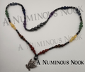Dragon with wings chakra necklace