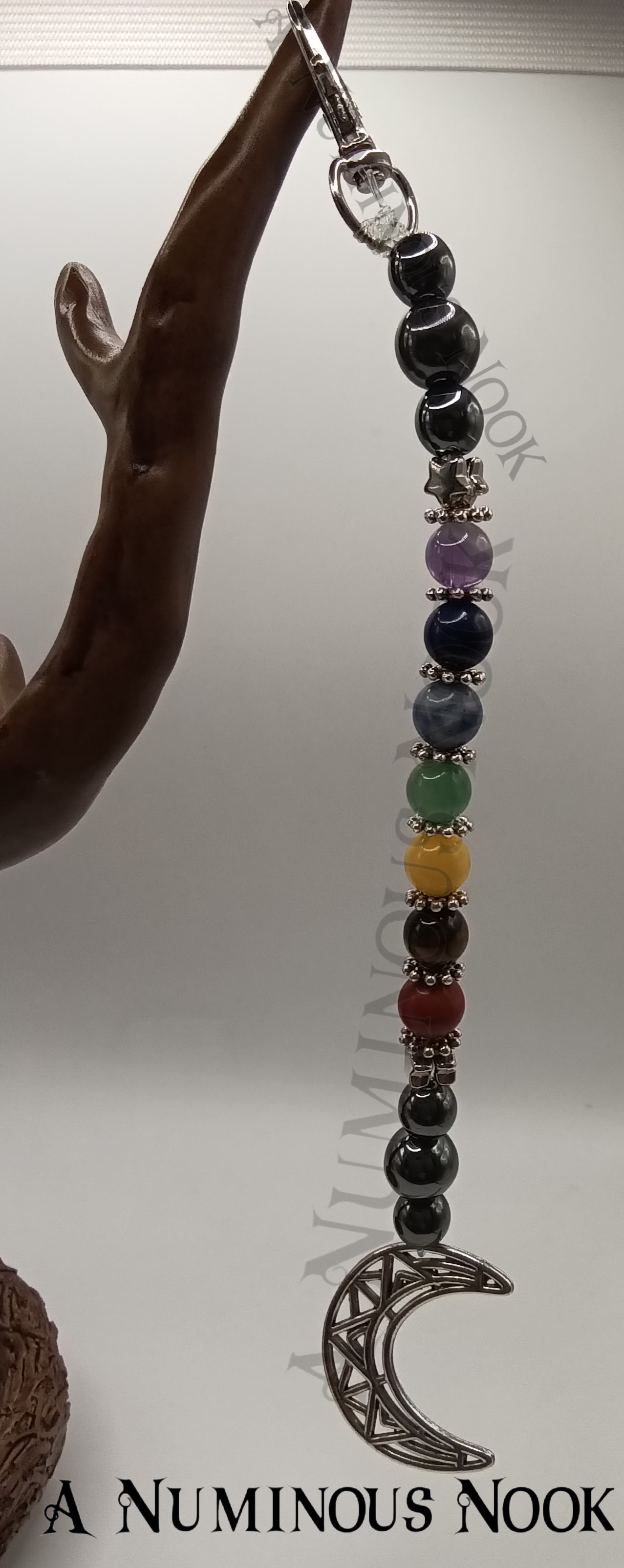 Half moon chakra clip
