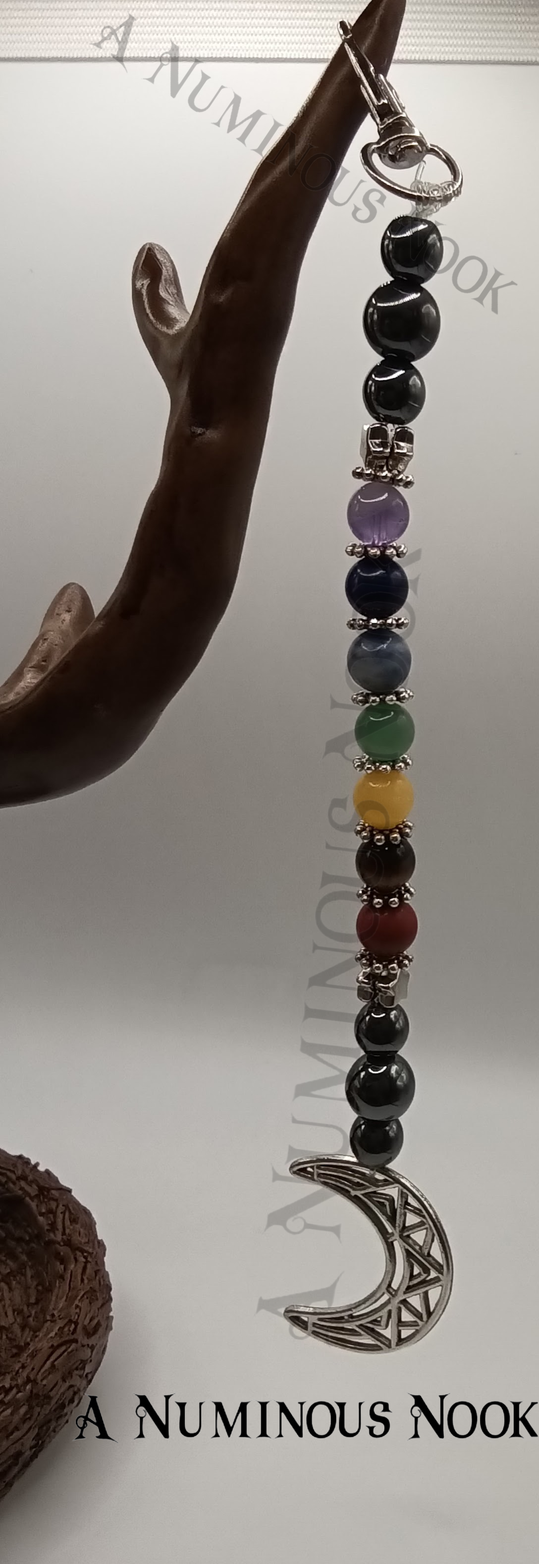 Half moon chakra clip