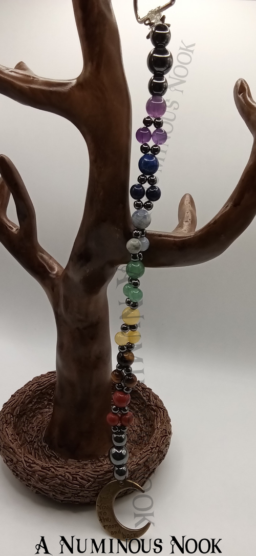 "I love you to themoon and back" moon chakra clip.