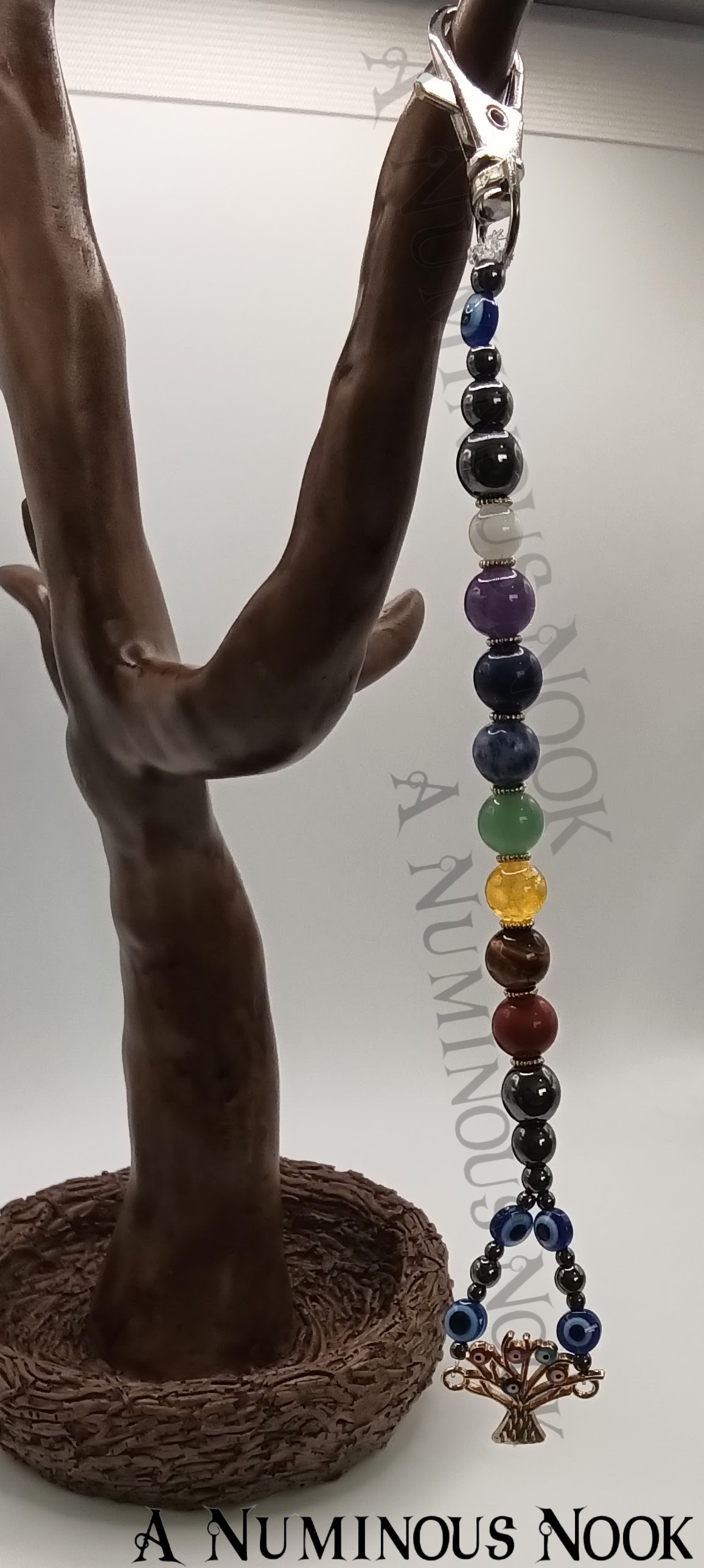 Evil eye tree chakra clip
