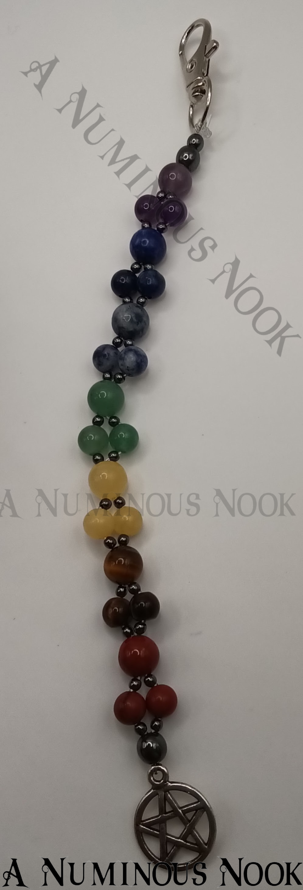 Gold star chakra clip